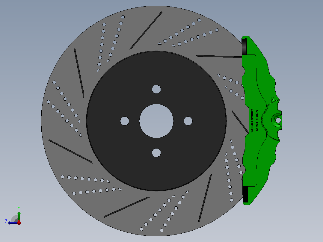 制动器 (25)右视图