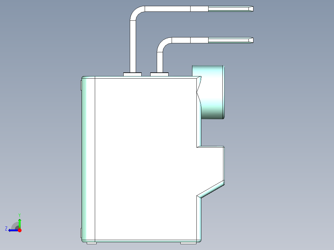 连接器AAUS01DP2-040K0222右视图