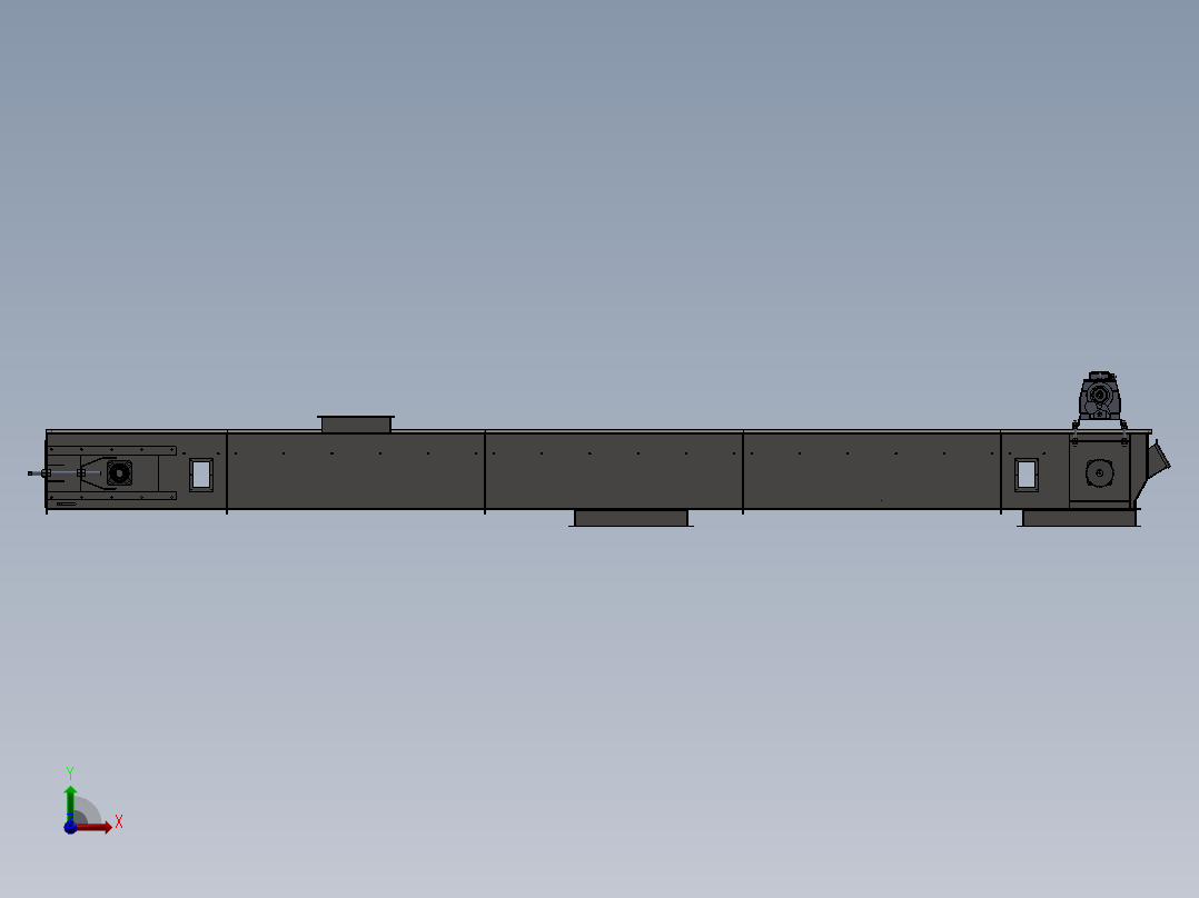 链式输送机前视图