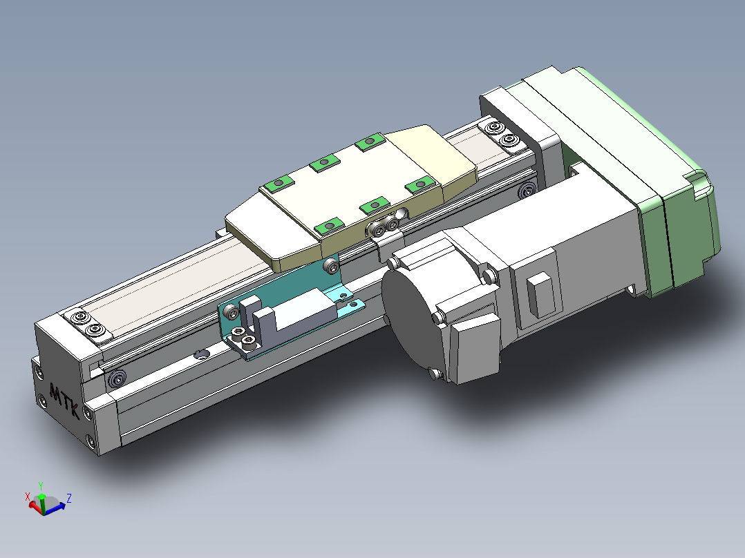 GTH内嵌丝杆全封闭GTH4-BR-100W