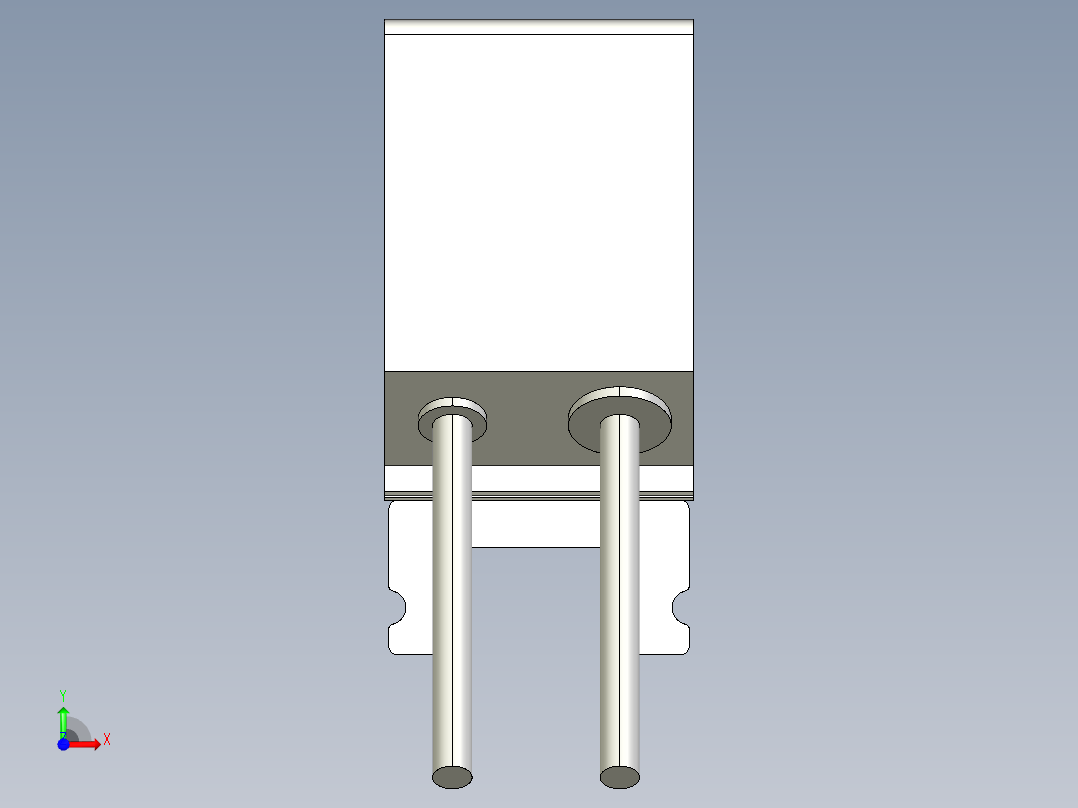 基恩士LS-7010_kc图纸模型前视图