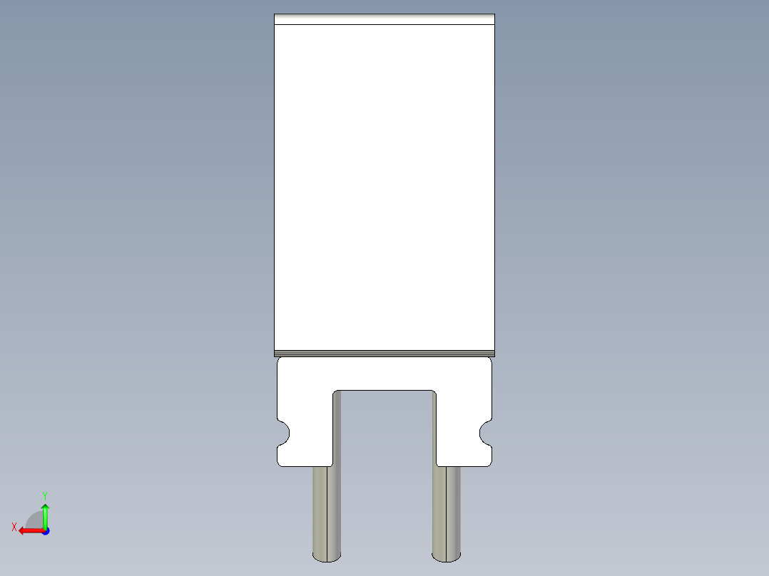 基恩士LS-7010_kc图纸模型后视图