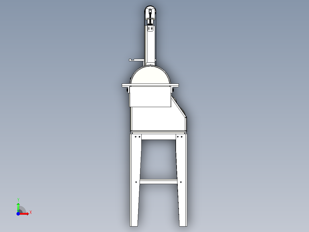 带式砂光机盘式砂光机前视图