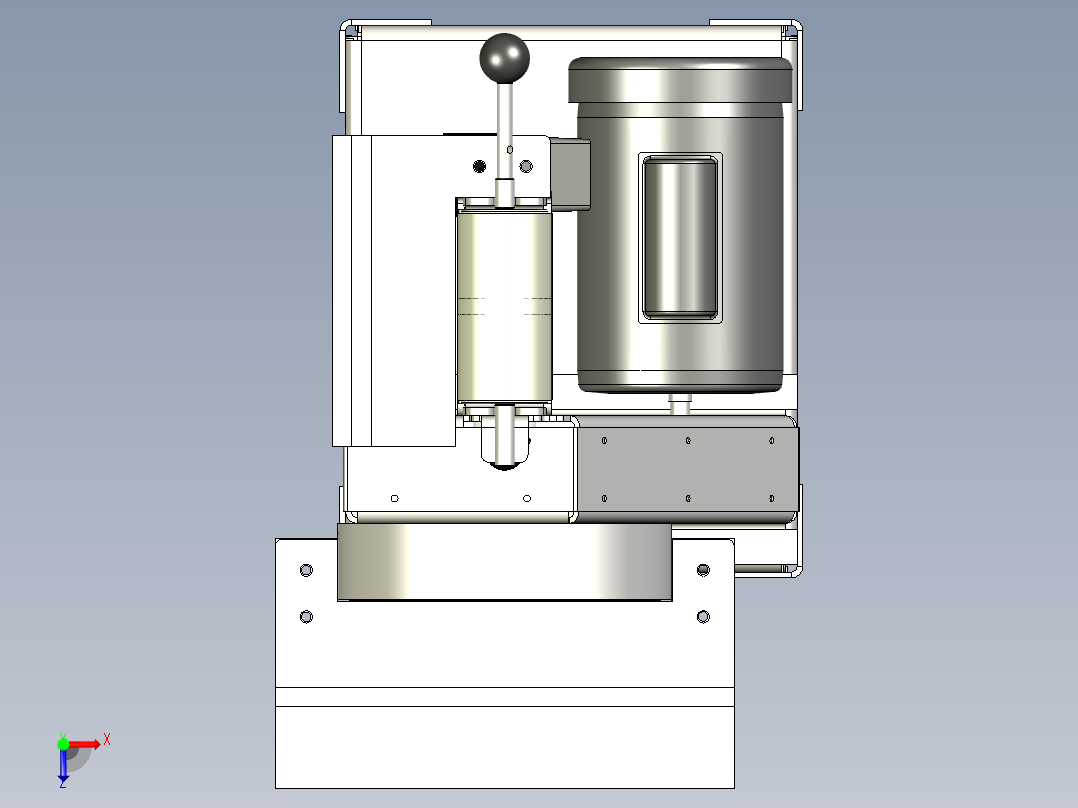 带式砂光机盘式砂光机俯视图