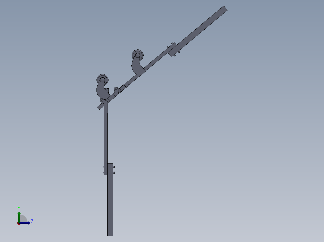 家用型多功能座椅左视图