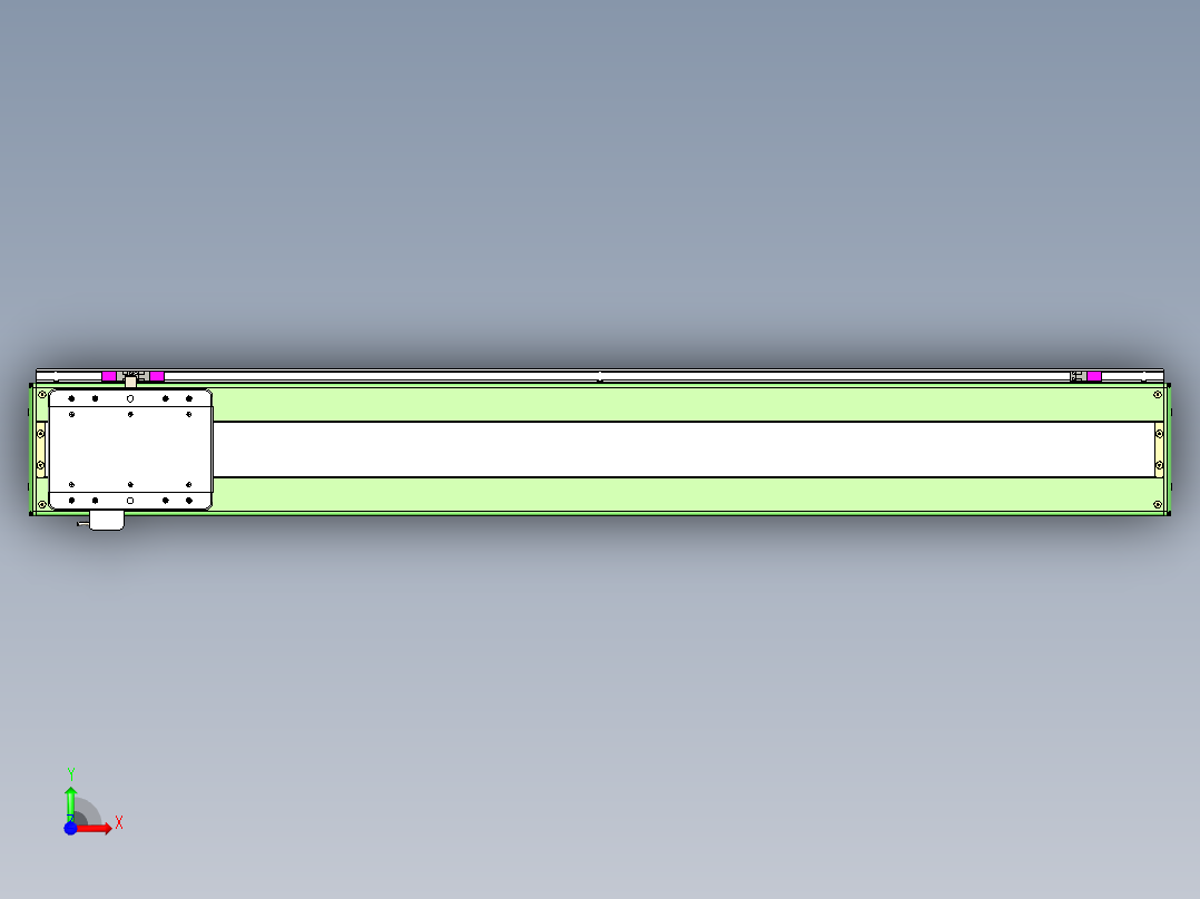 威洛博LC系列3d模型模组LC17E2Y-S1200前视图