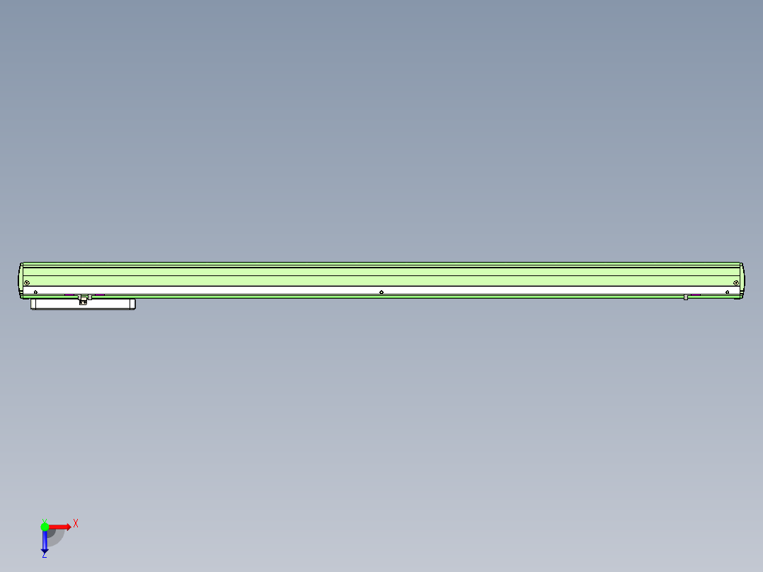 威洛博LC系列3d模型模组LC17E2Y-S1200俯视图