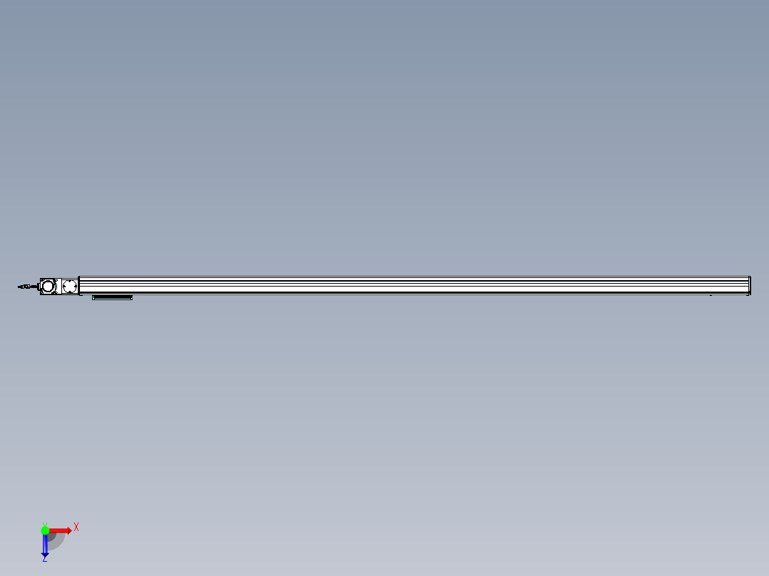 威洛博VBC同步带传动一无尘环境VBC14-L45-S2400-BL-ZP40-C3俯视图