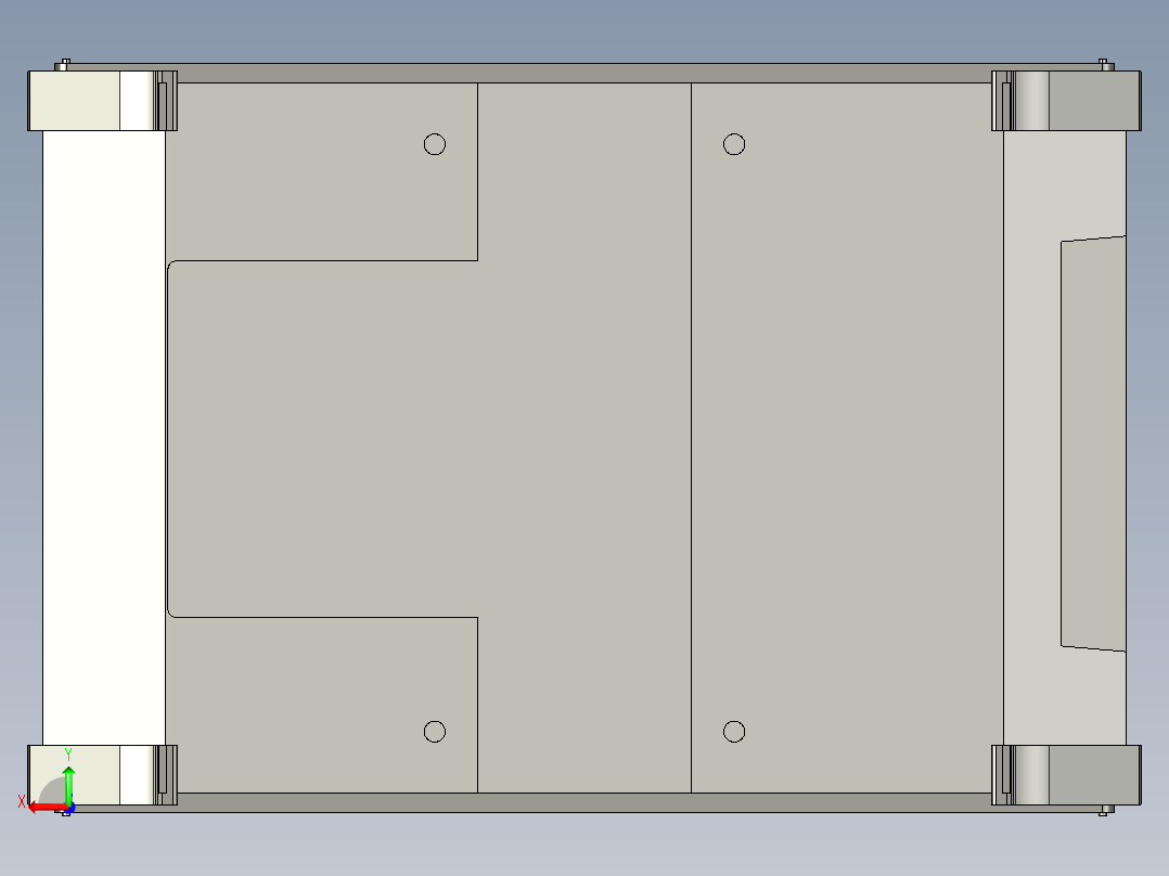基恩士VT3-V7R_kc图纸模型后视图
