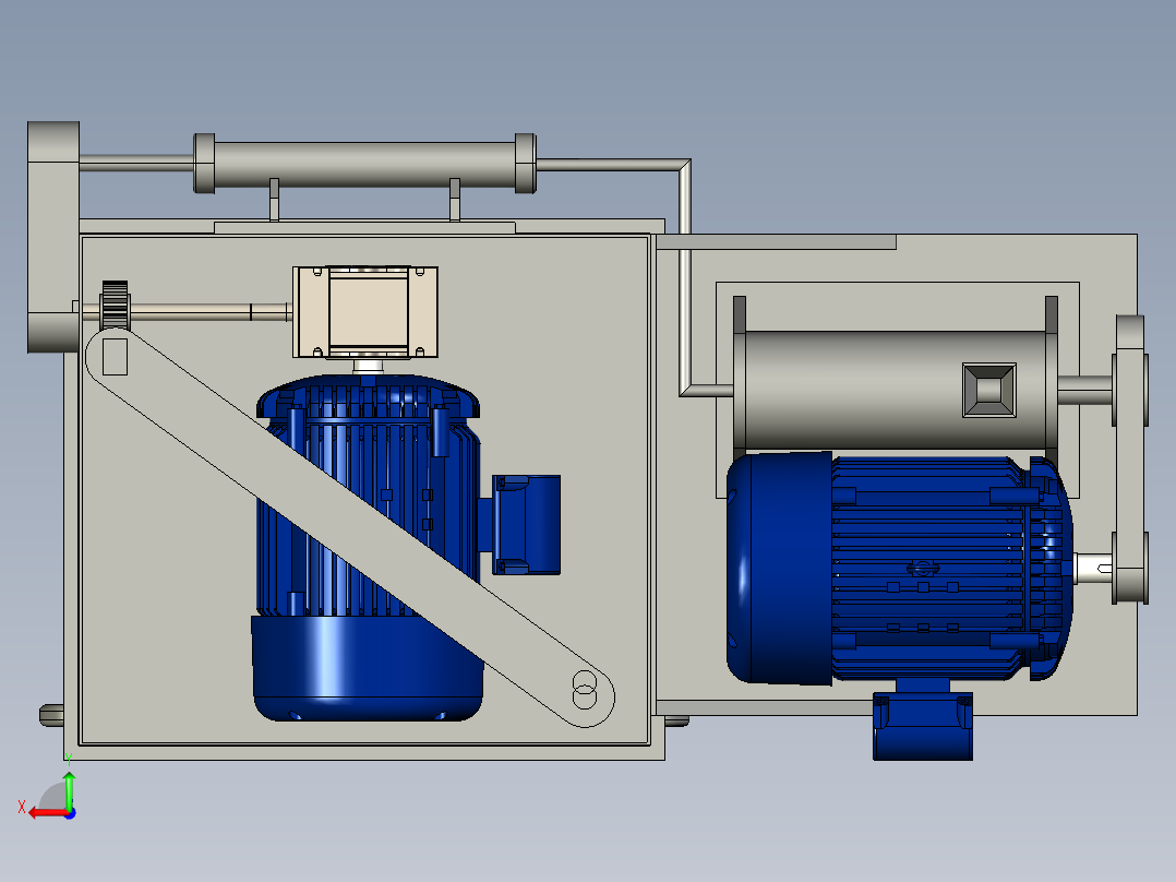 抹灰机设计（cad+pro+说明书）后视图