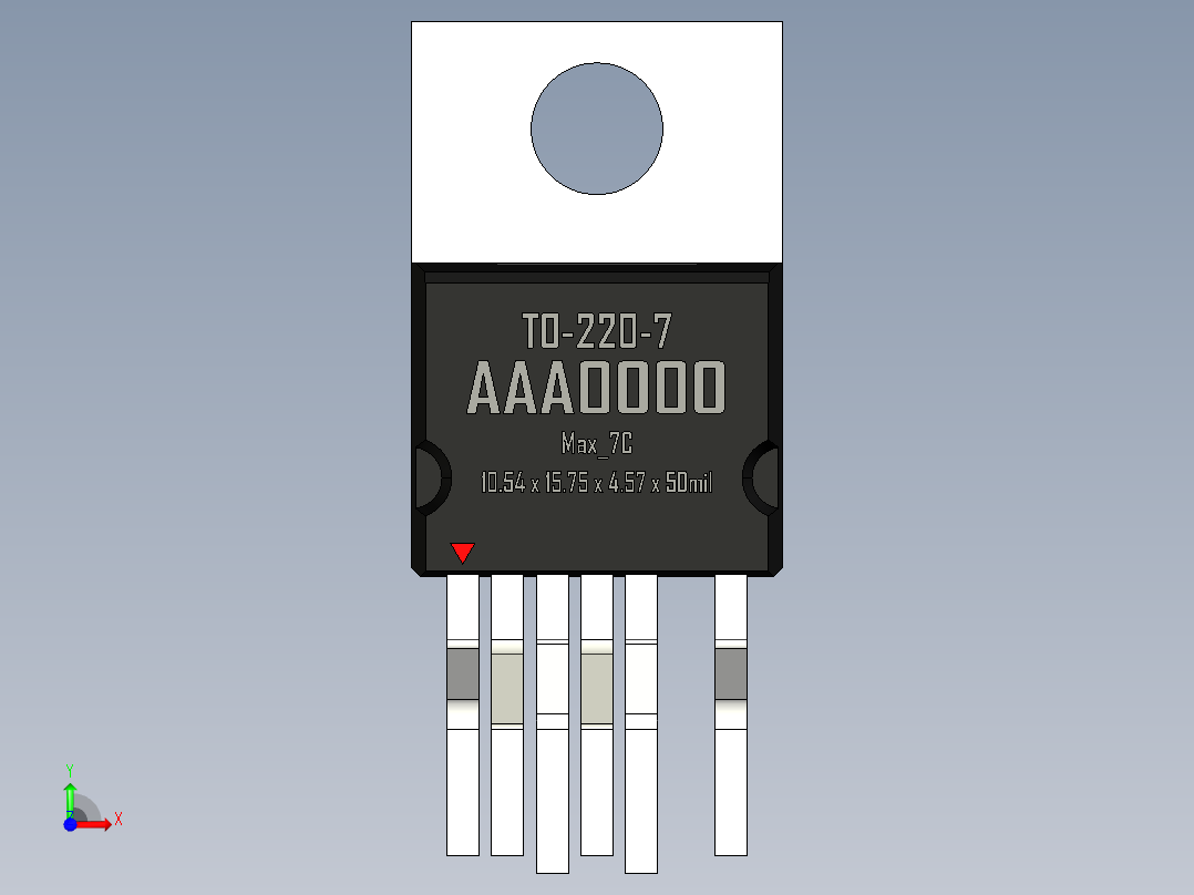封装-TO-220-7_Max_7C_rev1.0.rar前视图