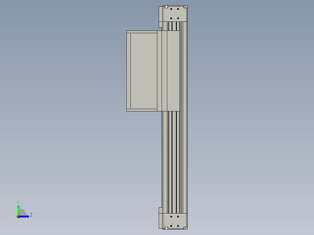 欧规系列-GB8Z-L200-S300-BLR-P75-MS3左视图
