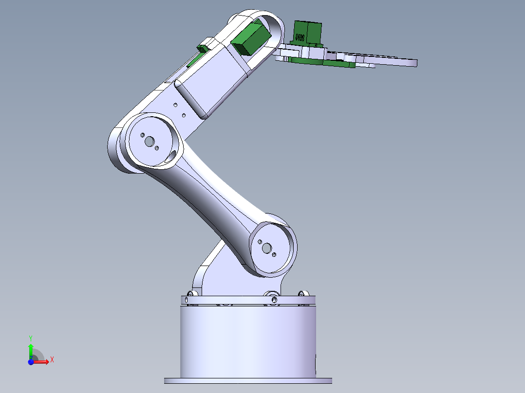多功能农业机械手结构设计及仿真【含三维+CAD图+说明书】前视图