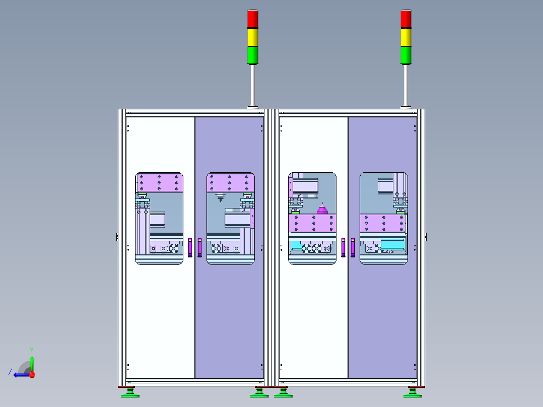 KTBT点胶机右视图