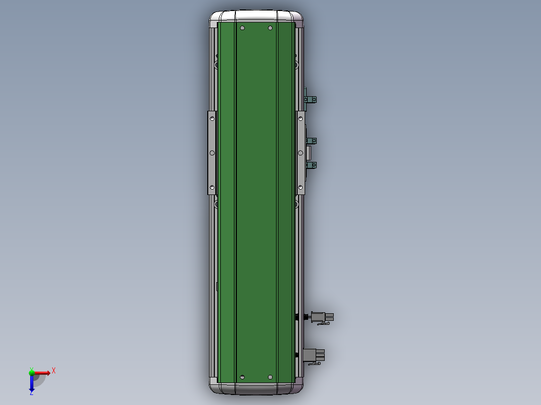 MTH丝杆半封闭模组MTH10-M-100W俯视图