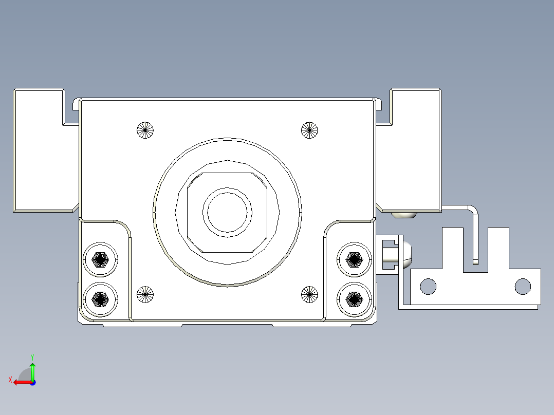 钢基模组-TPA-KNR-6005C-500A1-M-H0S1后视图