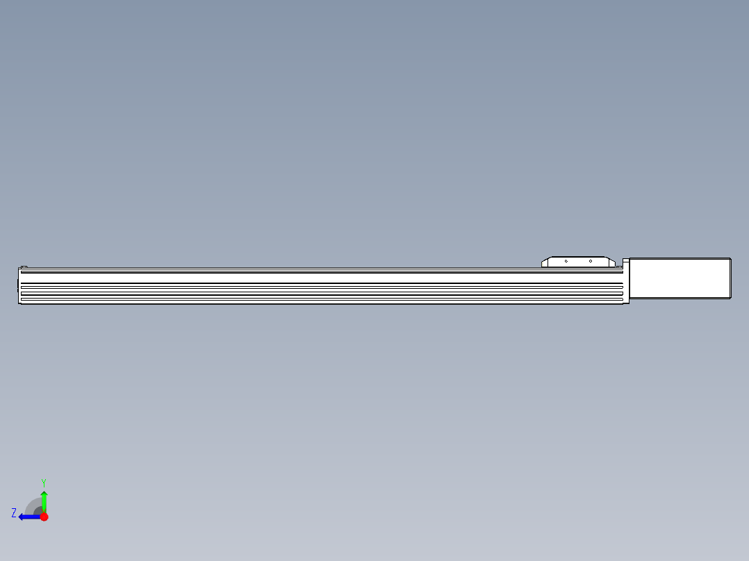 同步带全封闭直线模组TPA-HCB-85D-90-L800-ML-Y-P20-N3右视图