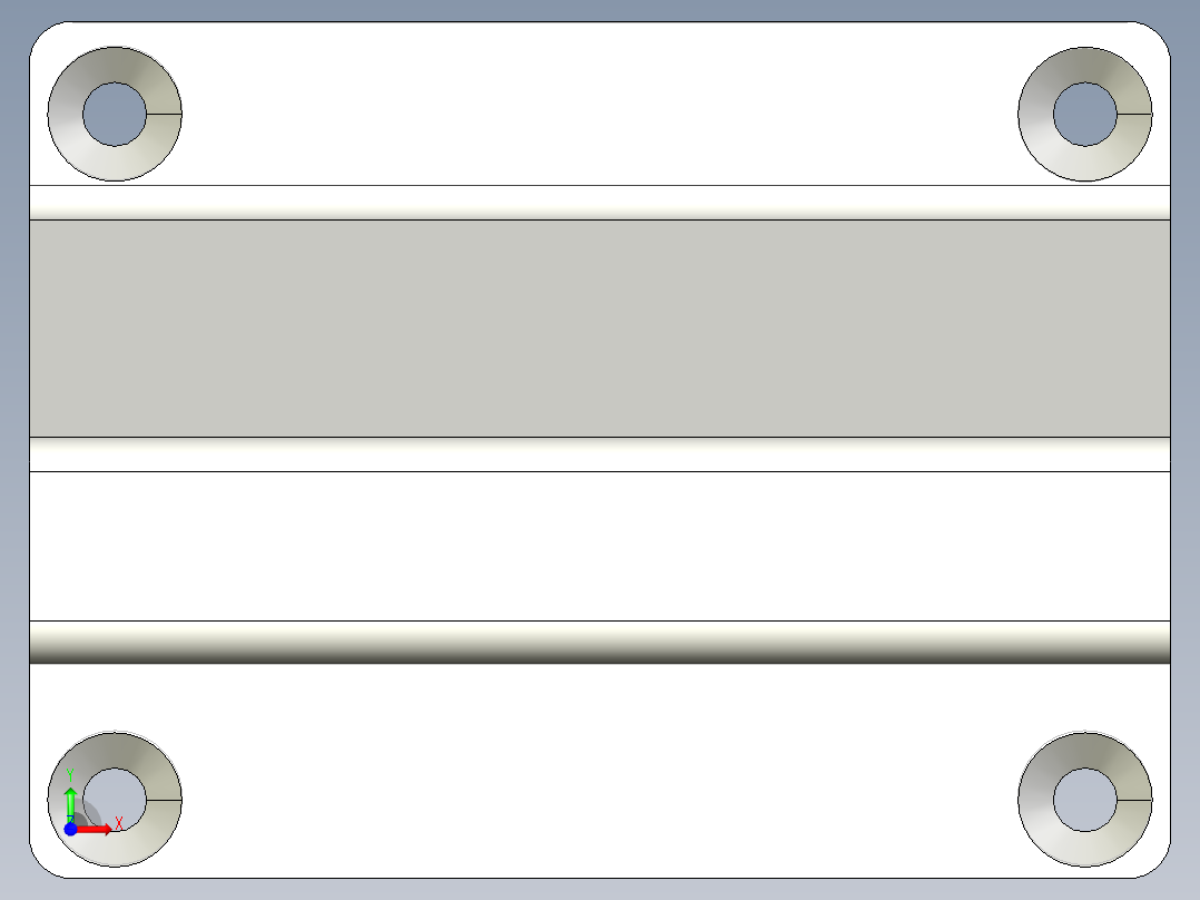 取手(鋁合金)LF-3D多系列多零件图纸模型前视图