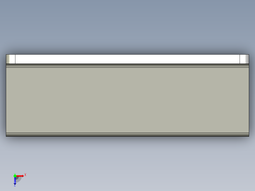 取手(鋁合金)LF-3D多系列多零件图纸模型俯视图