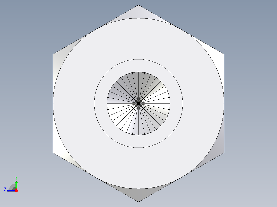 卡套式工业通用硬管接头EO_Blanking_plug_for_tube_ends_ROV14ZS71右视图