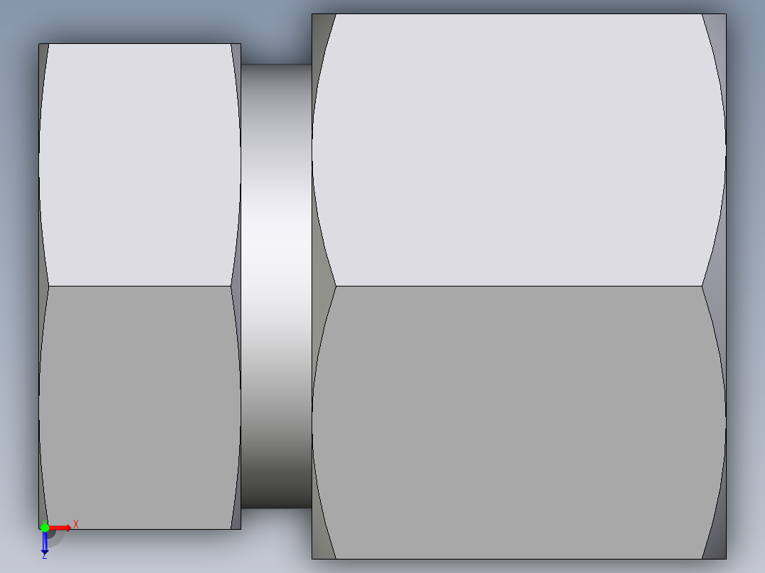 卡套式工业通用硬管接头EO_Blanking_plug_for_tube_ends_ROV14ZS71俯视图