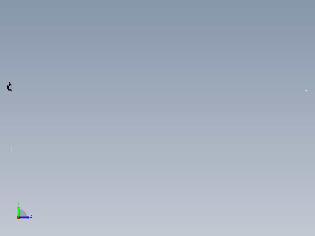 手动水果削皮器-CATIA左视图