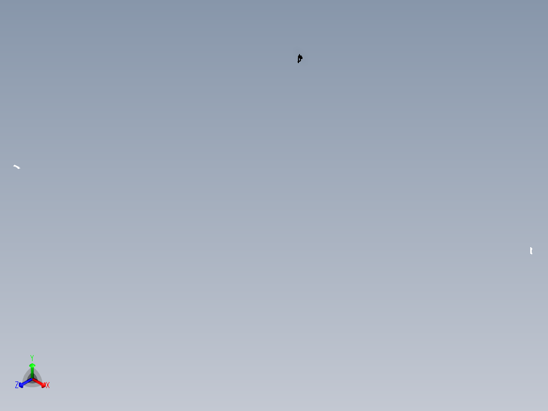 手动水果削皮器-CATIA正等轴测图