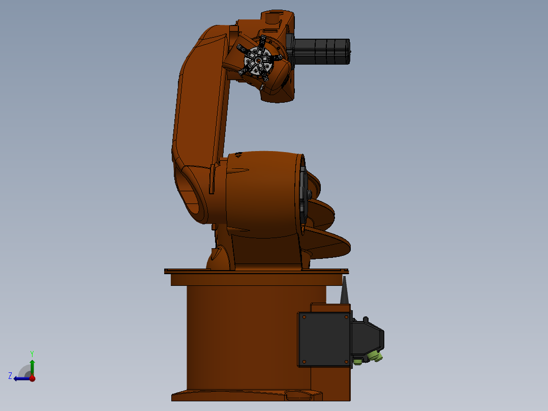kuka industrial robotic arm右视图