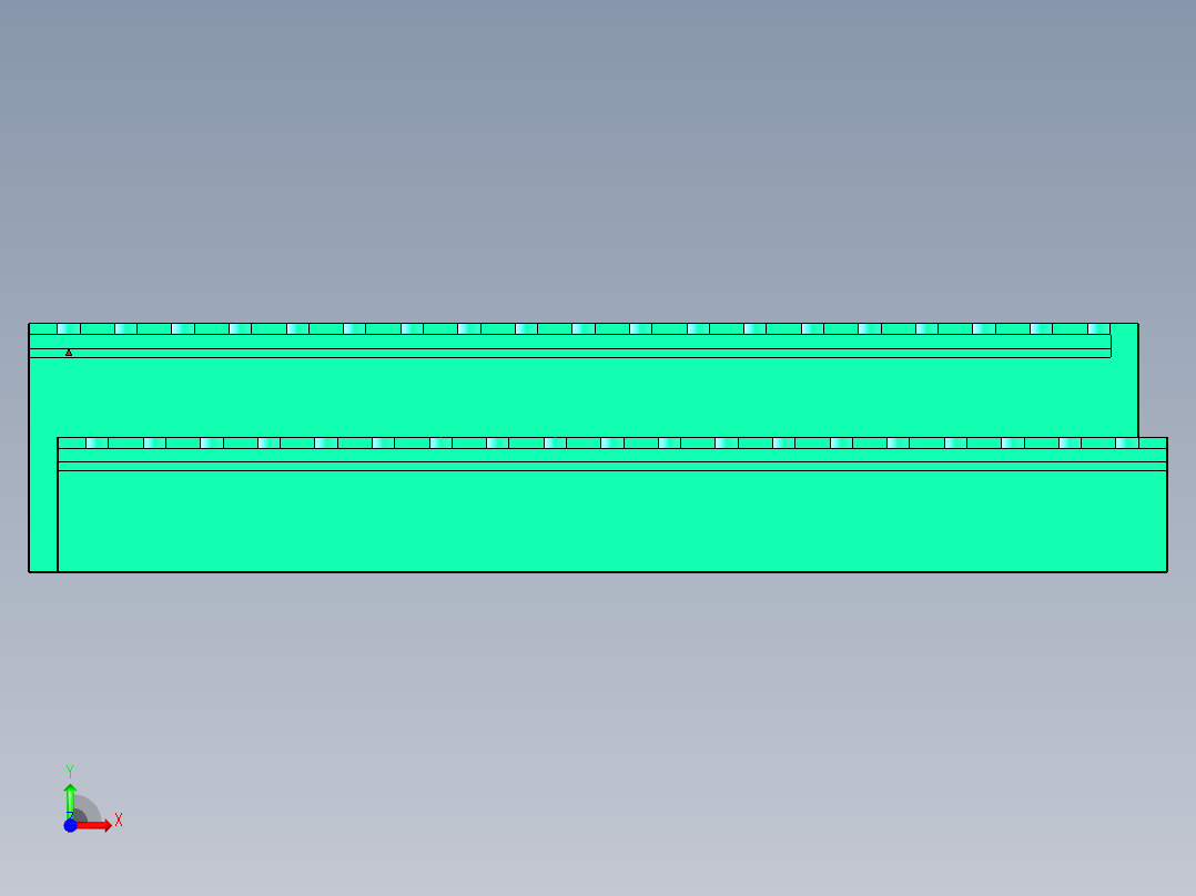 DEGSON 2EDG 系列 5.08mm 可插拔接线端子组-2EDGRTC-5.08-38P-14-00AH前视图
