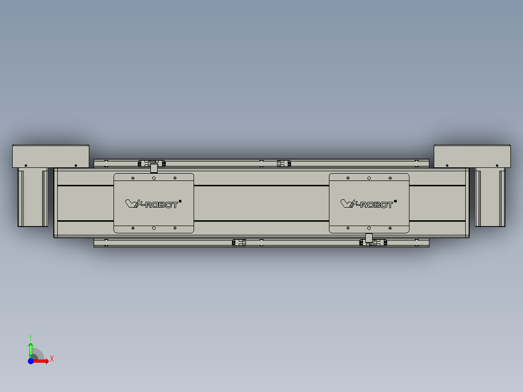 威洛博双电机滑台-VBC14S2-L50-S250-BLR-P40-C6前视图