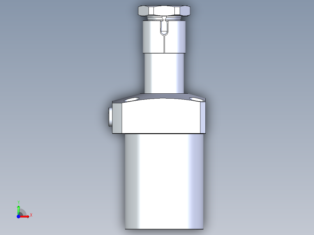 KOSMEKLHA0900-CR-Q30多系列多零件图纸模型前视图