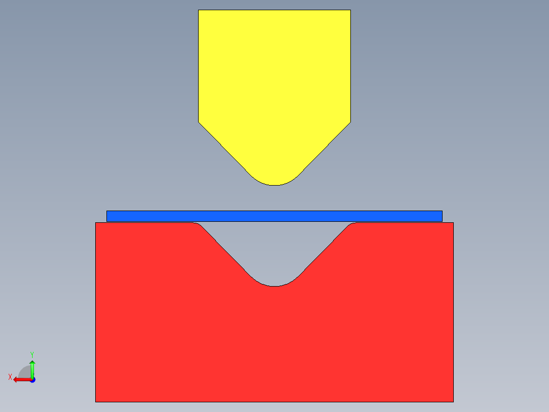 钣金折弯1后视图