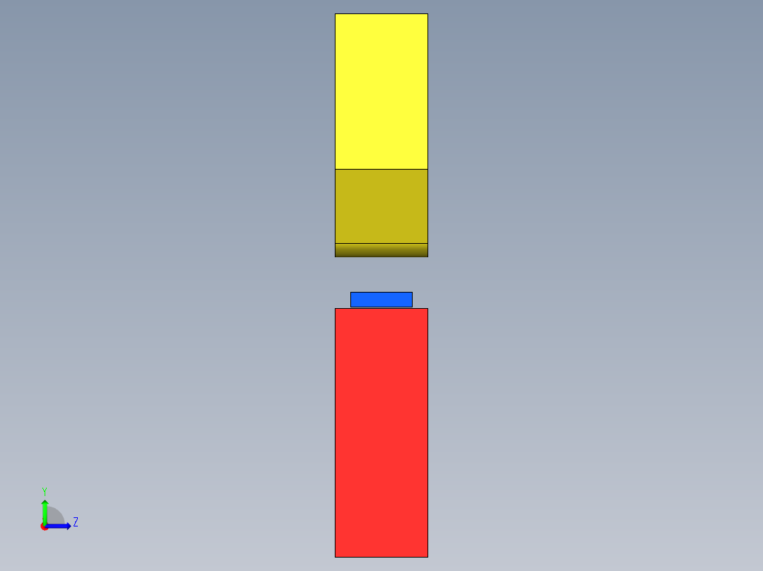 钣金折弯1左视图