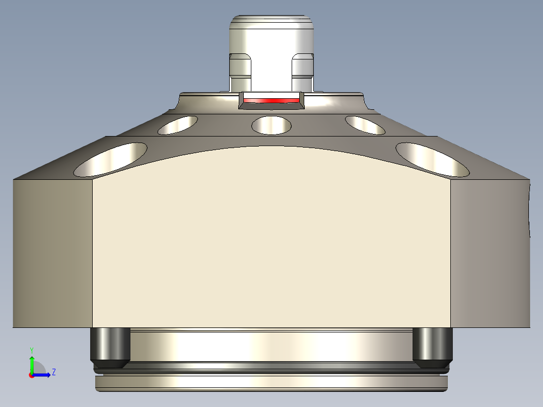 KOSMEKSFA3000-M1A-130多系列多零件图纸模型多系列多零件图纸模型左视图