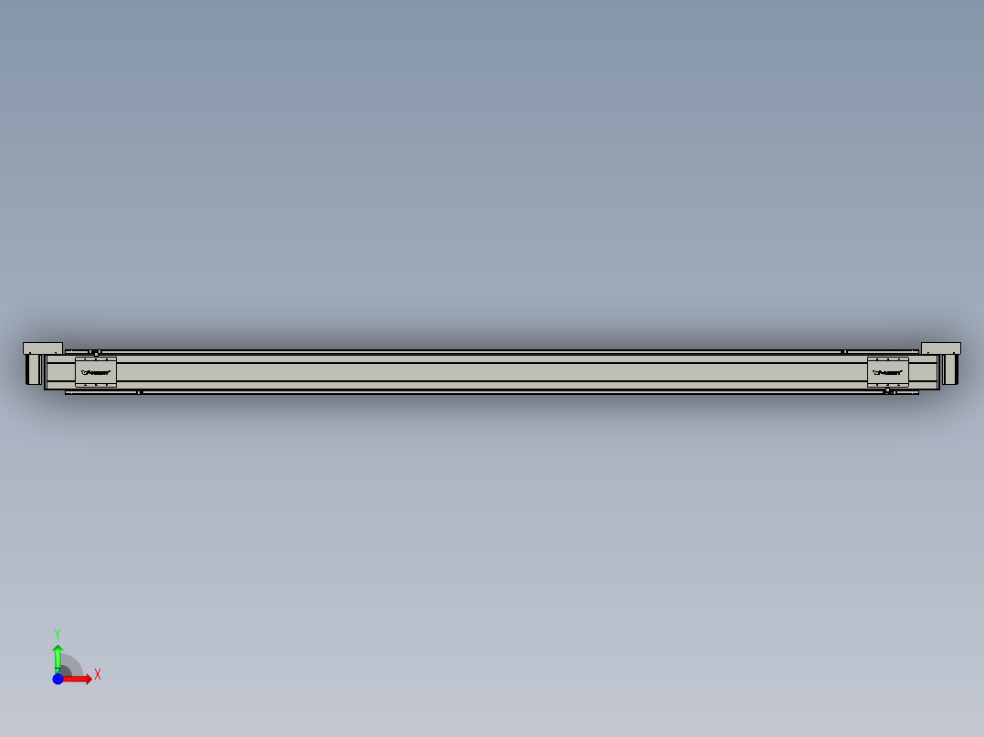 威洛博双电机滑台-VBC14S2-L50-S2900-BLR-P40-C6前视图