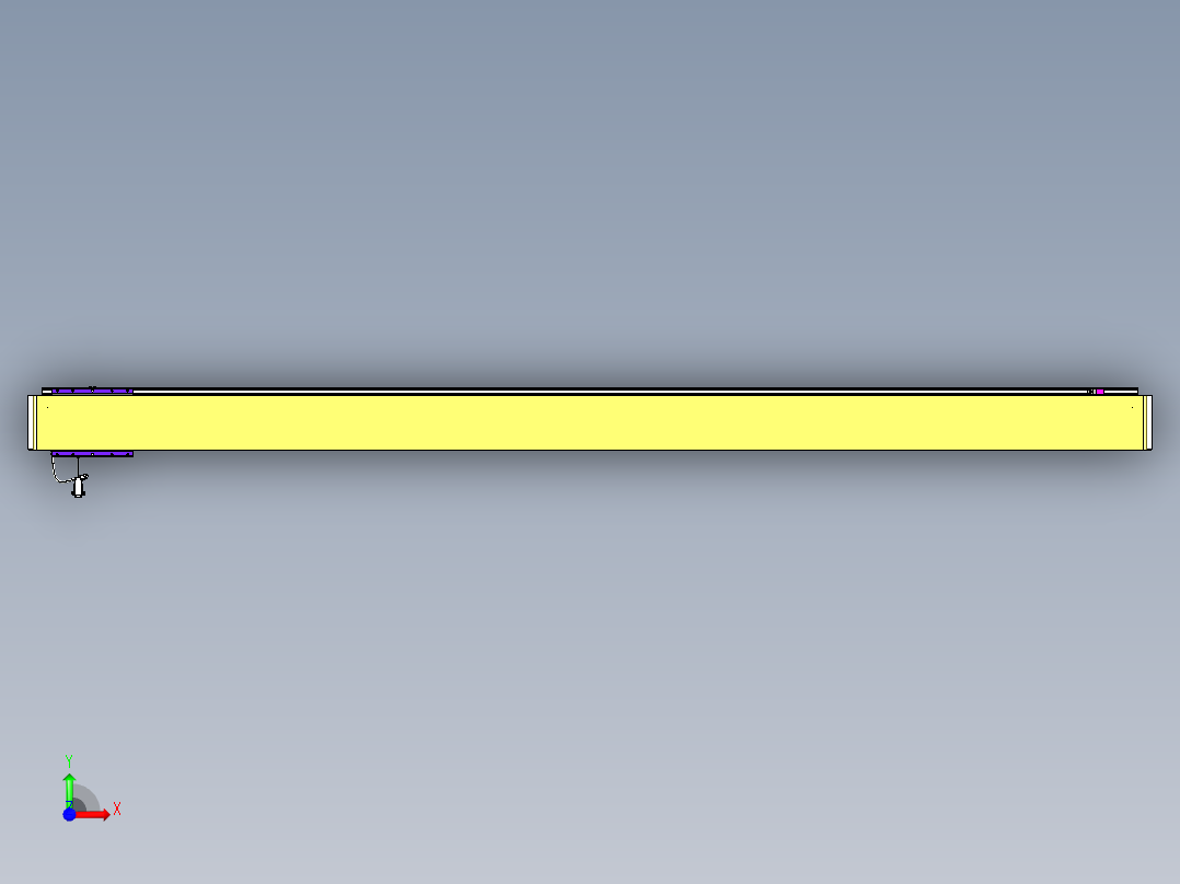 威洛博VL系列直线电机模组-VL14S3-S2550前视图