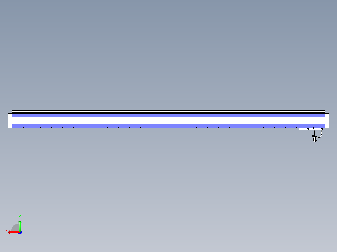 威洛博VL系列直线电机模组-VL14S3-S2550后视图