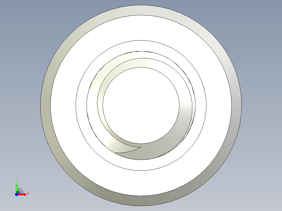 超薄型内六角螺钉-Ultra Low Profile Socket Head Screws 5-16 - 18 Thread Size 1 in Long.x_t前视图