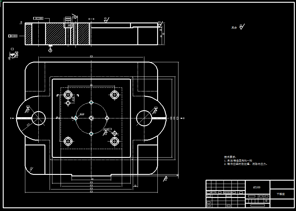 端盖冲压成形工艺与落料拉伸复合模具设计【全套13张CAD图】