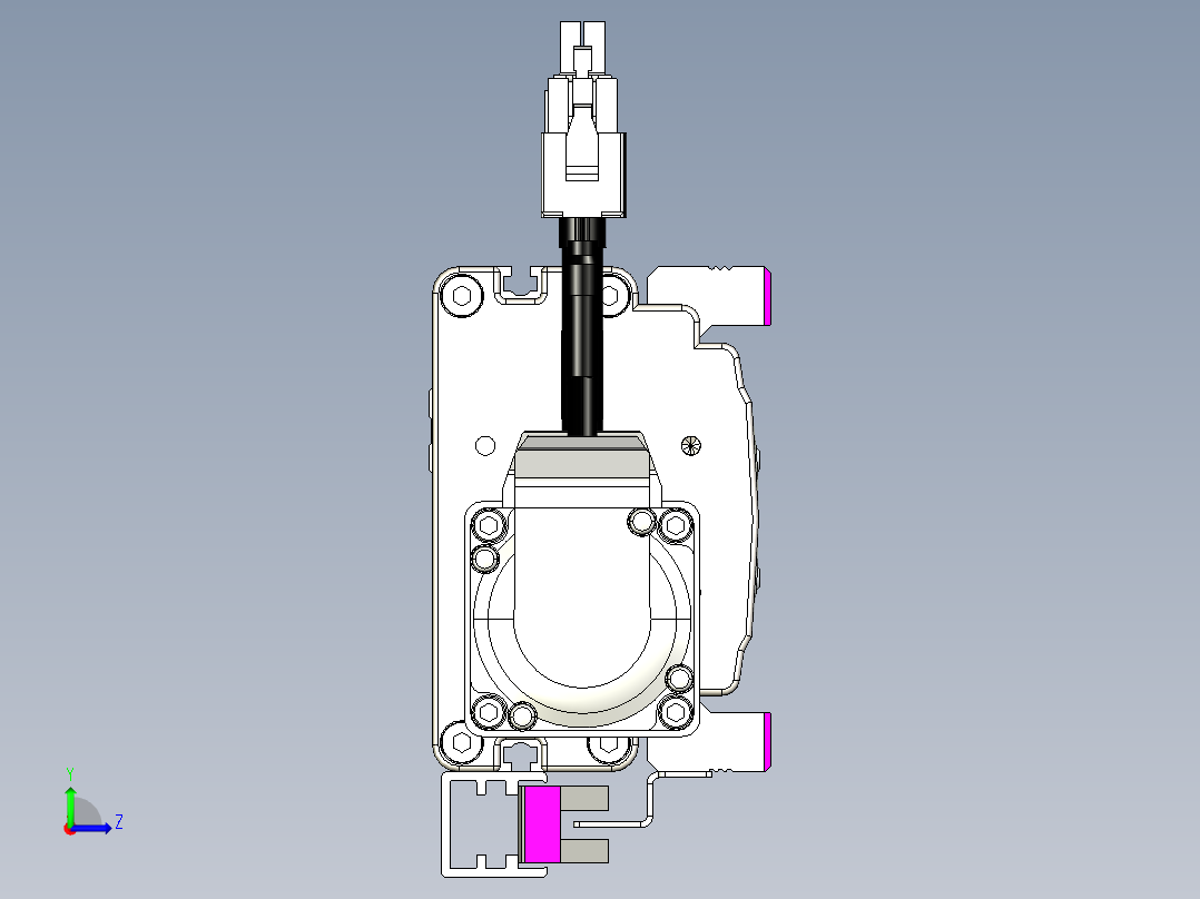 威洛博QF8-Lxx-C-S1200-BC-ZP10-C3左视图