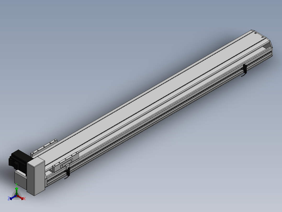 精密模组MT140-L110-1000-RU-M40-C4正等轴测图