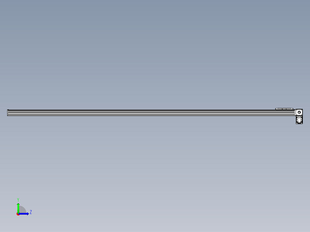 同步带全封闭直线模组TPA-HCB-14D-120-L2650-RP-C-P40-N3左视图