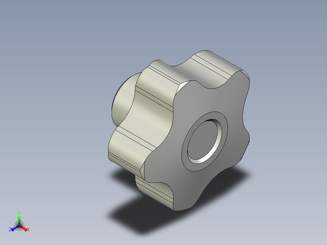 星型把手VCT.AE-V0-3D多系列多零件图纸模型