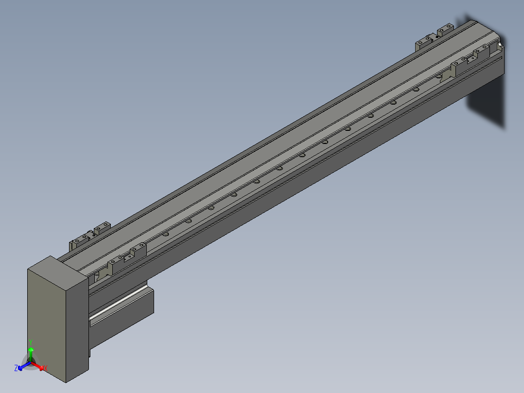 直线模组LHA6-S600-D-200W(16丝杆)设计图纸