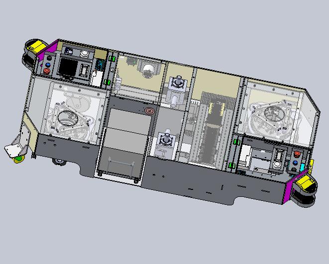 AGV小车AG舵轮搬运车AGV机器人AGV模型3D模型机械设计