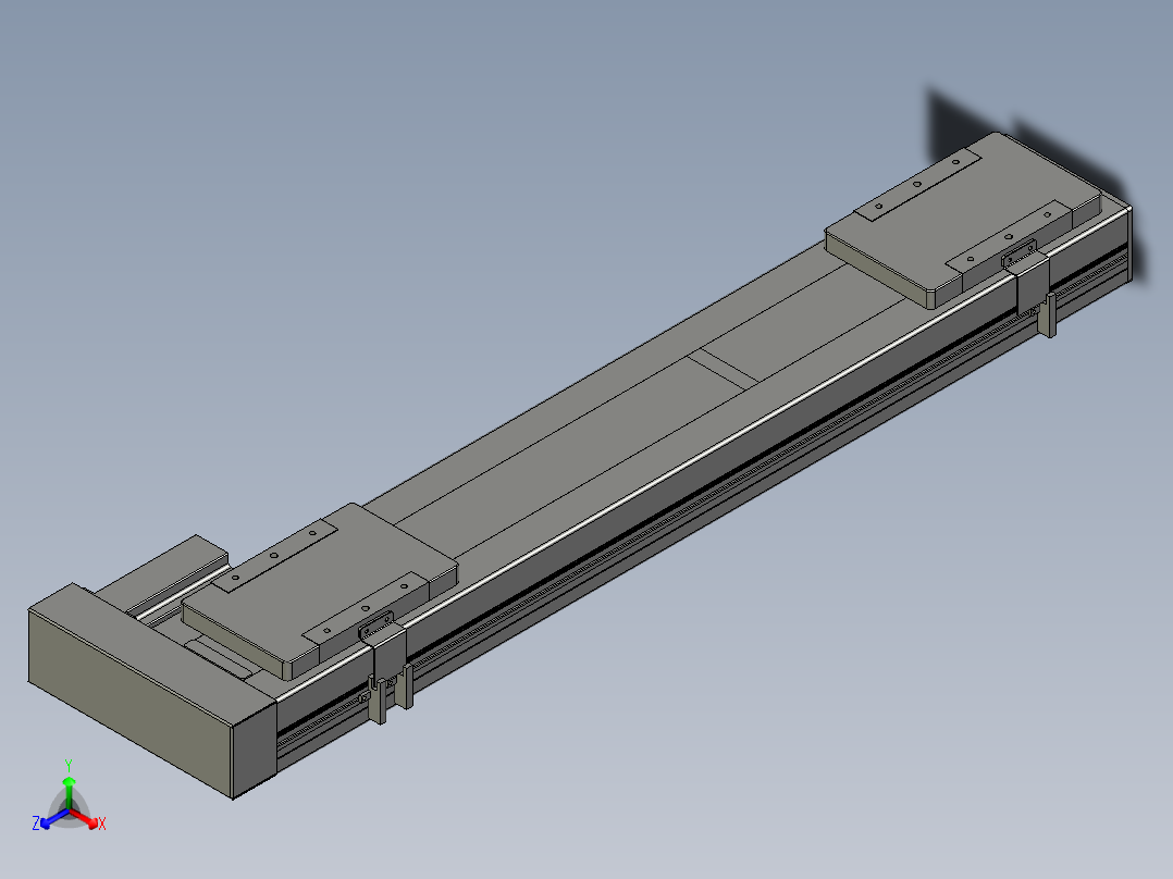 直线模组LHC14-S650-R设计图纸