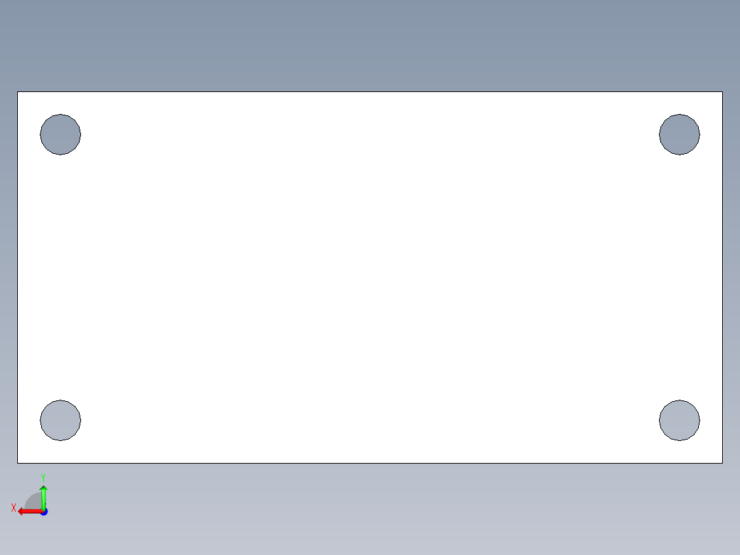 Ø80直径的管夹座固定座后视图