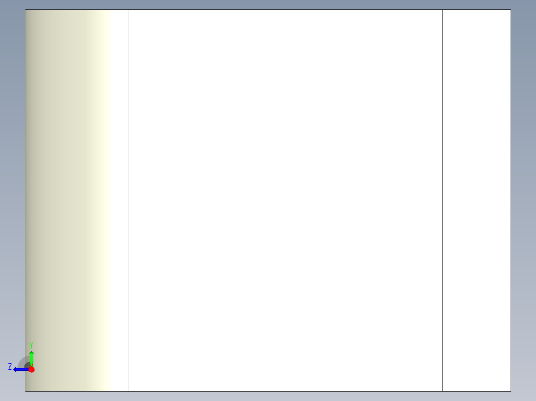 Ø80直径的管夹座固定座右视图