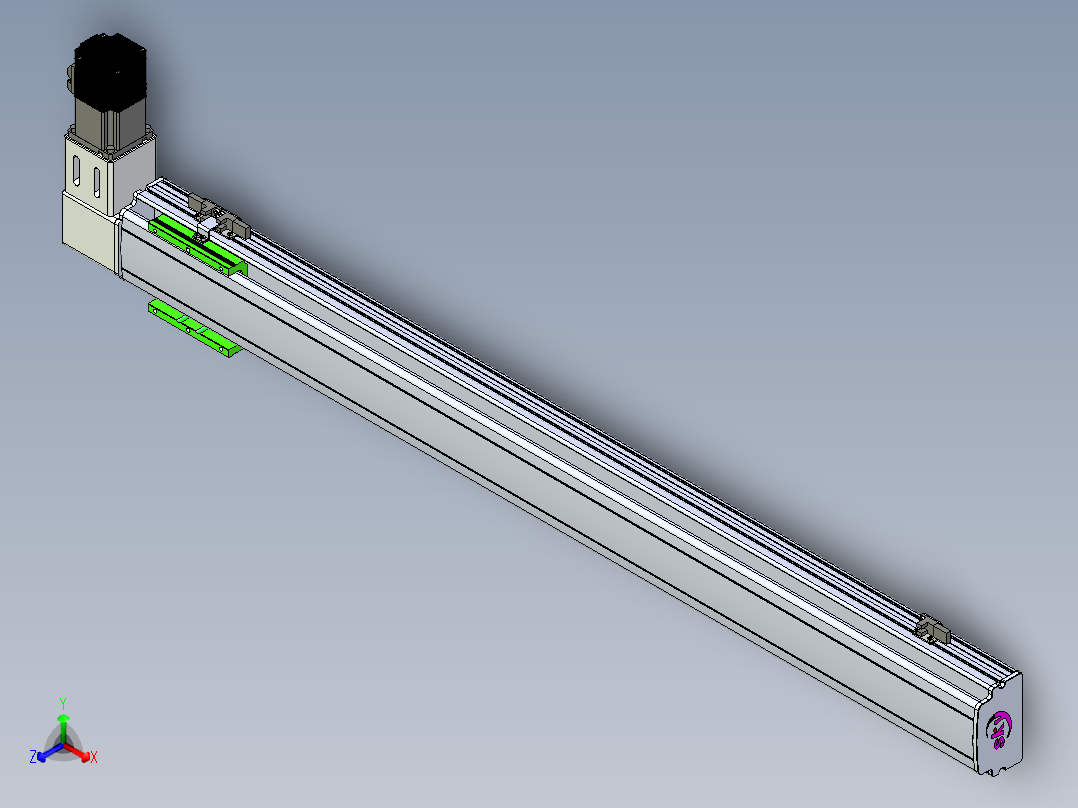 同步带滑台-半封闭B10-L90-S950-R-P40-D3