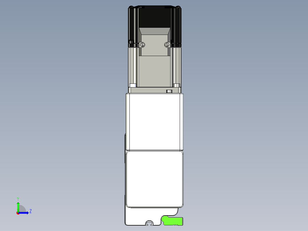 同步带滑台-半封闭B10-L90-S950-R-P40-D3左视图